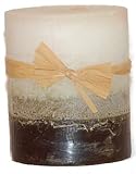 3x3 Round Green Tea & Fig Candles By Stone