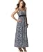 MICHAEL Michael Kors Sleeveless Wave-Print Maxi Dress