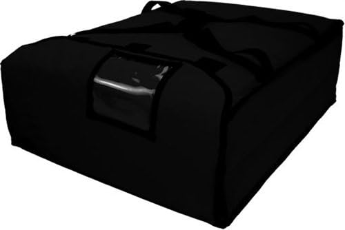 Black Fabric "SHEET" Pizza Delivery Bag, Holds (2-3) Sheet Pizzas, Side Loading, Case Qty (2)