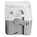 Dometic - SeaLand 975MSD Portable Toilet 5.0 Gallon - Grey w/Brackets Dometic - SeaLand 975MSD Portable Toilet 5.0 Gallon - Grey w/Brackets