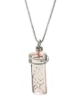 Pink Depression Glass Petite Necklace