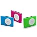 Electronics : 3 Crystal Cases for NEW iPod Shuffle II (Blue, Pink & Green)
