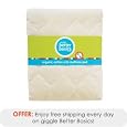 giggle Better Basics Waterproof Crib Mattress Pad (Organic)