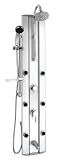 AQUA Shower Massage Panel 6 Jets, Rain Shower Tub Filler 7015