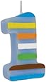 Creative Converting Sweet at One Boys 1st Birthday Molded Number Candle