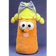 HUGGABLE VEGGIE TALE 18" "LAURA" CARROT PLUSH NEW