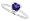 0.58ct Heart Shaped Amethyst and Diamond Ring in 10kt White Gold-5
