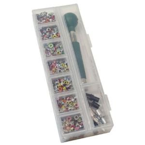 12 PACK EYELET & SETTER TOOL CASE Papercraft, 