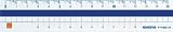 KOKUYO F-WBB104B 定規<WiLL STATIONERY ACTIC>カッティングスリット付目盛15cm青