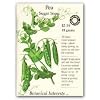Peas Sugar Snap Certified Organic Seeds 85 Seeds