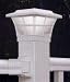 White Solar LED Post Light Cap 4