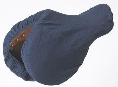 Cotton Fleece Saddle Cover - Navy - One