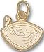 Atlanta Thrashers Solid 10K Gold Logo 3/8'' Pendant