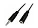 Cables Unlimited AUD-1000-25 3.5mm Male to Female Stereo Cable (25 Feet, Black)