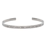 Have Courage When Odds Are Against You Bracelet