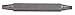 Insert Bit, SAE, 1/4", Hex, 2/#2, 2-3/8", PK5
