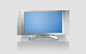Loewe Concept L 32 Basic Projektions-Fernseher Chromsilber