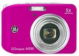 GE – A1250 – Appareil photo compact – 12,2 Mpix – Ecran 2,5″ – Zoom 5x – Rose