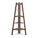Poundex Corner Shelf, Cappuccino