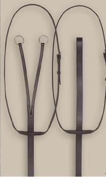 Camelot Flat Standing Martingale - Brown - Full