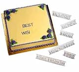 Wilton Block Letter Press Set