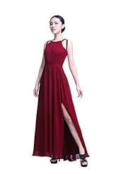 Chiffon/Silk Backless Evening Dress/Prom Dress 