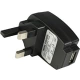 from Generic Black Mains USB Travel Charger