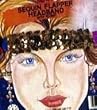 Sequined Flapper Costume Headpiece with SMALL feather