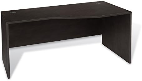 Jesper Office 1632432R-ESP Crescent Right Desk, Espresso