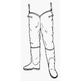 Pro Line Mfg Co 2011-9 Cleated Mens Rubber Hip Boot Waders
