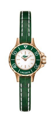 Lacoste 2000557 Women's Bilboa Green Leather Strap Watch