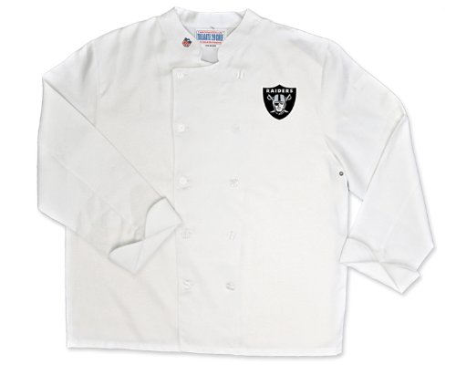Tailgate 29 Chef NFL Oakland Raiders Classic Chef Coat (XX-Large)