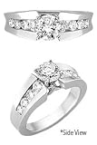 1 5/8 ct. tw. Diamond Wedding Ring in 14K White Gold
