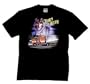 Trucker T-shirt Born To Roam Truck Driver Wolf-black-x-large
