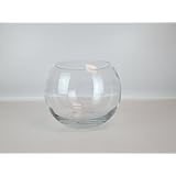 Hosley's 6" Diameter Glass Bowl. Ideal for Floral Centerpiece Arrangements, Tealight Gardens, Spa & Aromatherapy settings, DIY Craft Projects