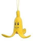 Mario Kart Fuwa Fuwa Plush Cleaning Cloth Mascot Keychain Banana