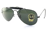 Ray Ban Outdoorsman Sunglasses RB3030 L9500 Black Crystal Green 58mm
