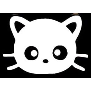 CHOCOCAT (Hello Kitty) WHITE Vinyl CAR Sticker/Decal ON SALE TODAY