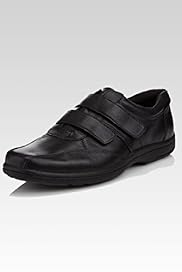 Airflex Comfort Leather Riptape Strap Trainers