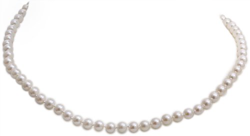 Kimura Pearls Damen Kette 9 Karat (375) Wei&szlig;gold X5016 Preisvergleich