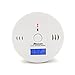 ARIKON Battery Powered LCD CO Carbon Monoxide Poisoning Alarm Sensor Detector -White