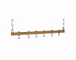 Concept Housewares PR-40200 36-Inch Hardwood Hanging Pot Rack, Natural