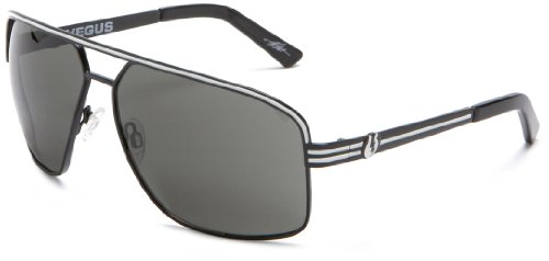 Sonnenbrille Electric Vegus matt black white fill grey
