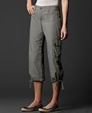 TOMMY HILFIGER Cropped Poplin Cargo Pants