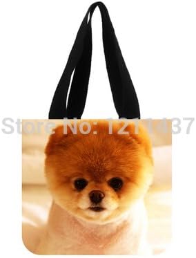 New Arrival Lady handbag Custom Cute Dog Boo Printed women's totes bag