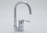 Rohl A3606/6.5LPWSSTN, Rohl Kitchen Faucets, Single Lever C-Spout Country B - Satin Nickel