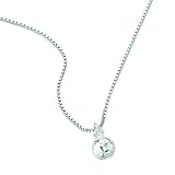 D for Diamond Sterling Silver P2411 Boys Diamond Set Football Pendant