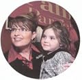 Sarah and Piper Palin Pin