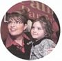 Sarah and Piper Palin Pin