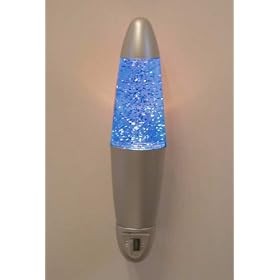 Sparkle Night Light - Blue Glitter Children's Nightlight, Great Gift Idea for Kids by Nightlights